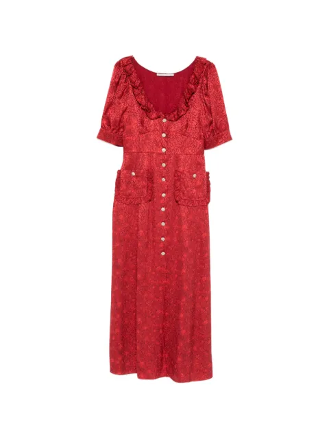 Alessandra Rich buttoned midi dress
