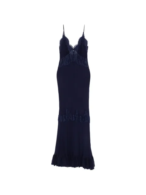 Self-Portrait lace-detail maxi dress