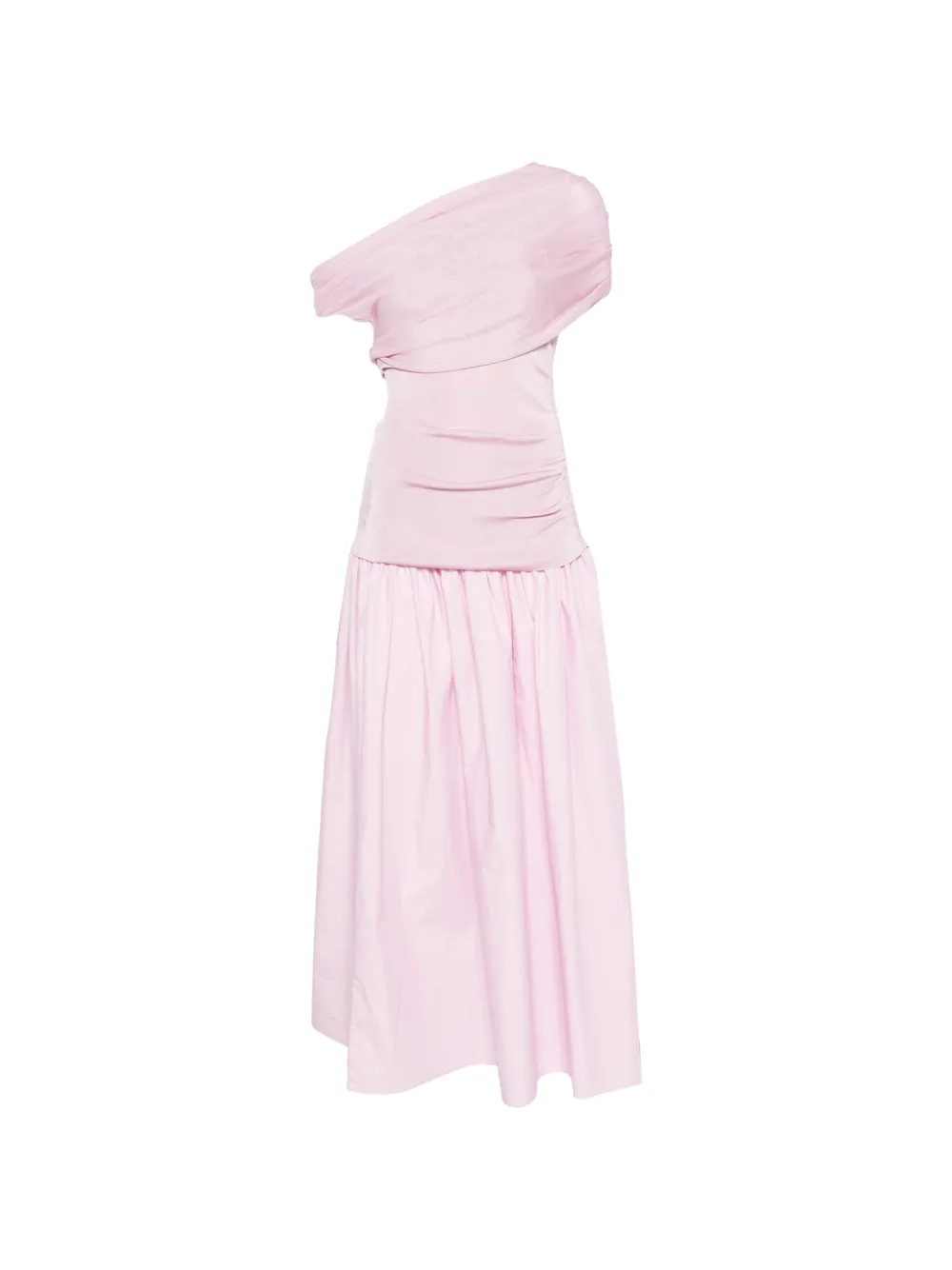 Self-Portrait draped ruched midi dress - Rosa
