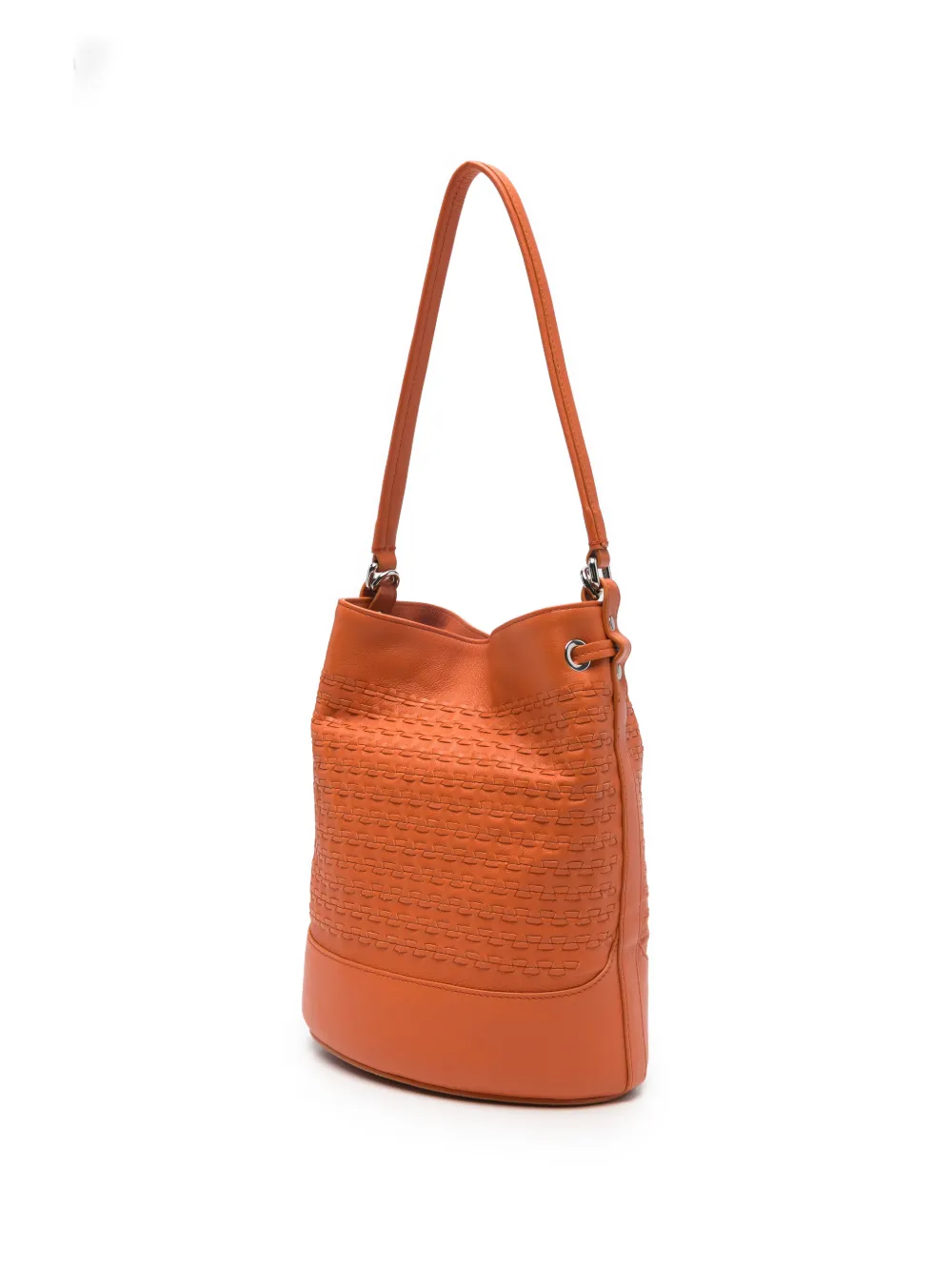 Zanellato Monda bucket-tas met textuur Oranje