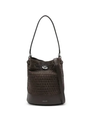 Zanellato Monda Woven Drawstring Bucket Bag | Brown | FARFETCH