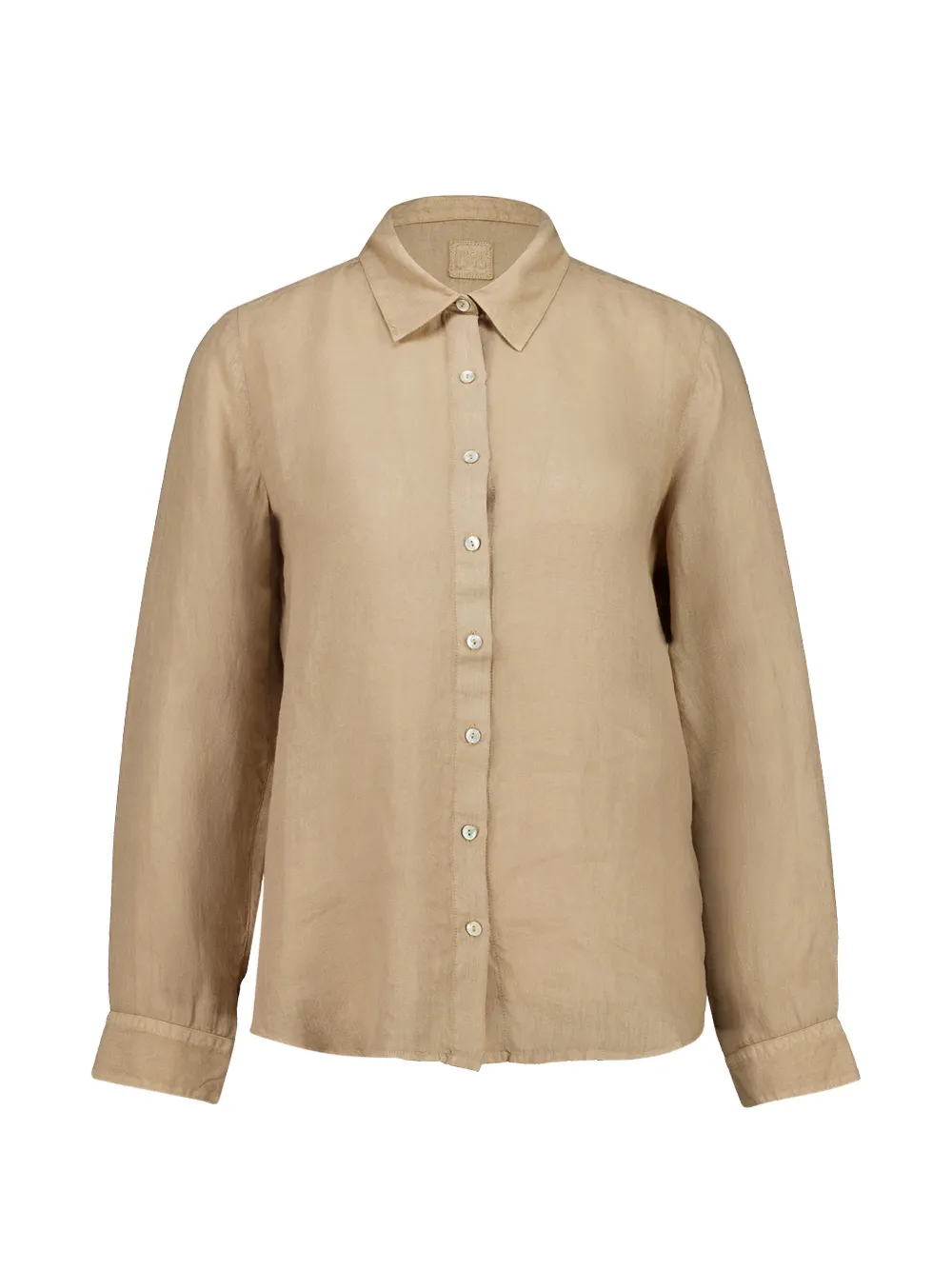 120% Lino Savana long-sleeve shirt - Toni neutri