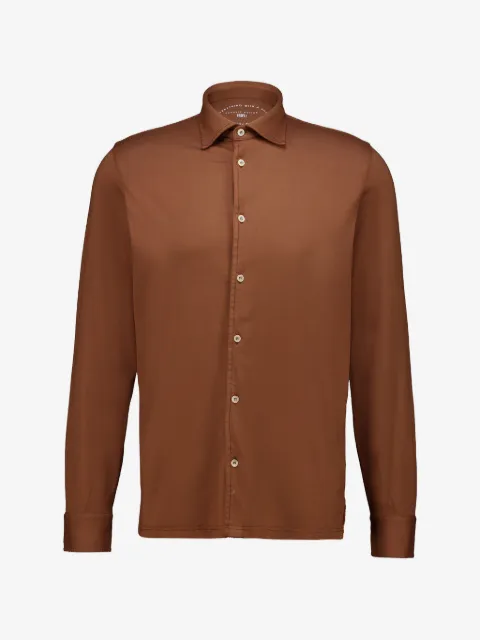 Fedeli Giza knitted long-sleeve shirt