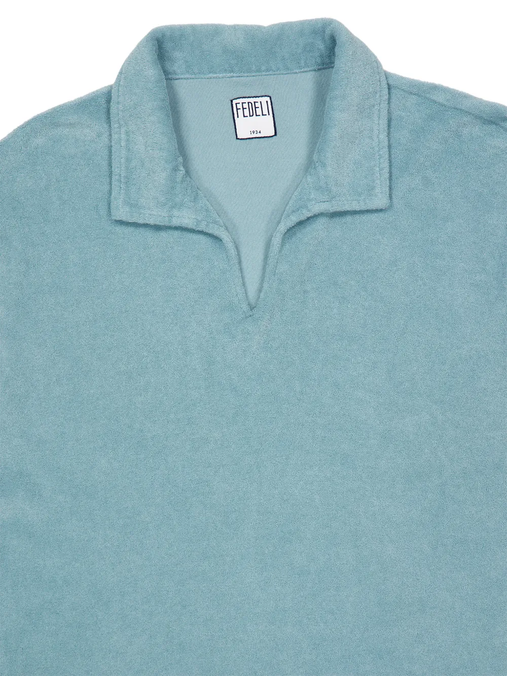 Fedeli Gebreid T-shirt Blauw