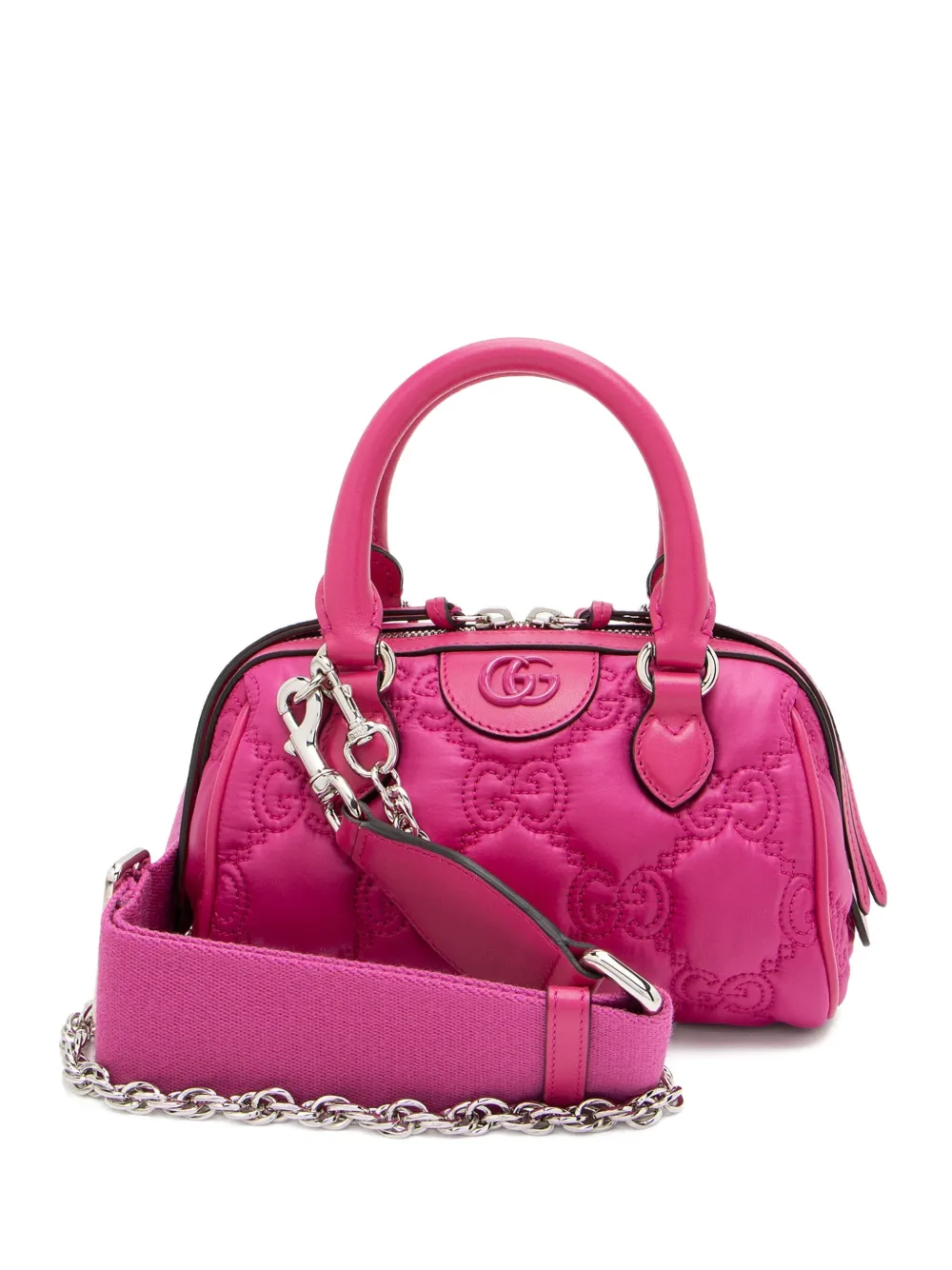 Gucci Pre-Owned mini Jumbo GG matelassé tote bag - Rosa