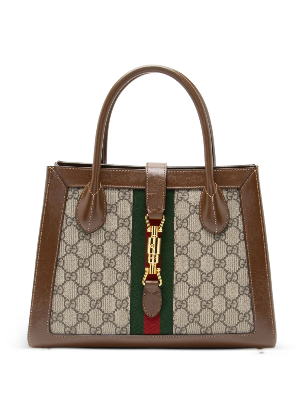 Gucci Pre-Owned 2021 medium Jackie 1961 GG Supreme tote bag - Marrone