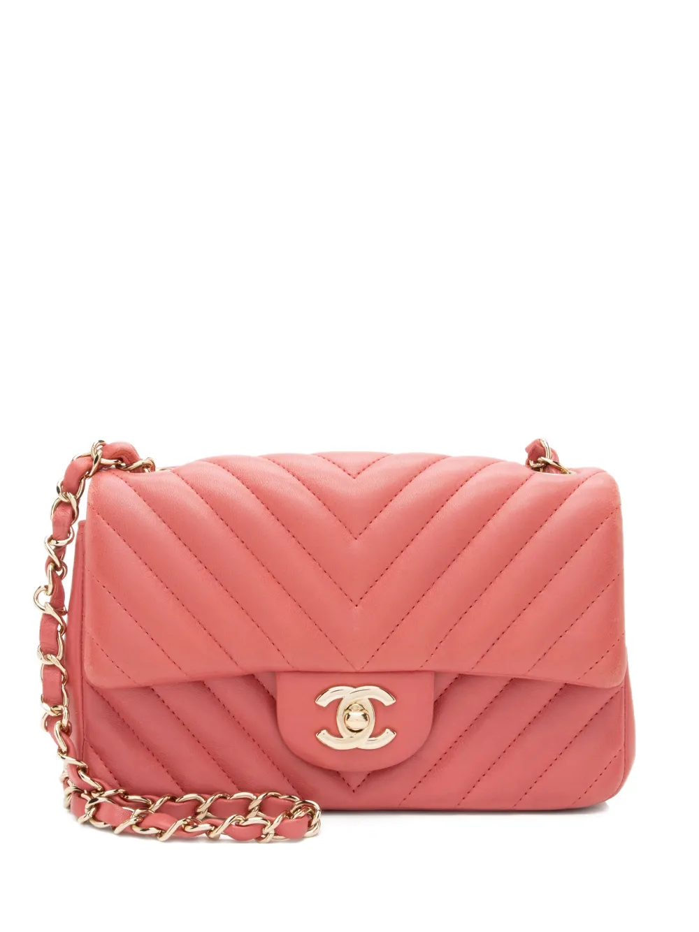 CHANEL Pre-Owned Borsa a spalla Flap mini 2017-2018 - Rosa