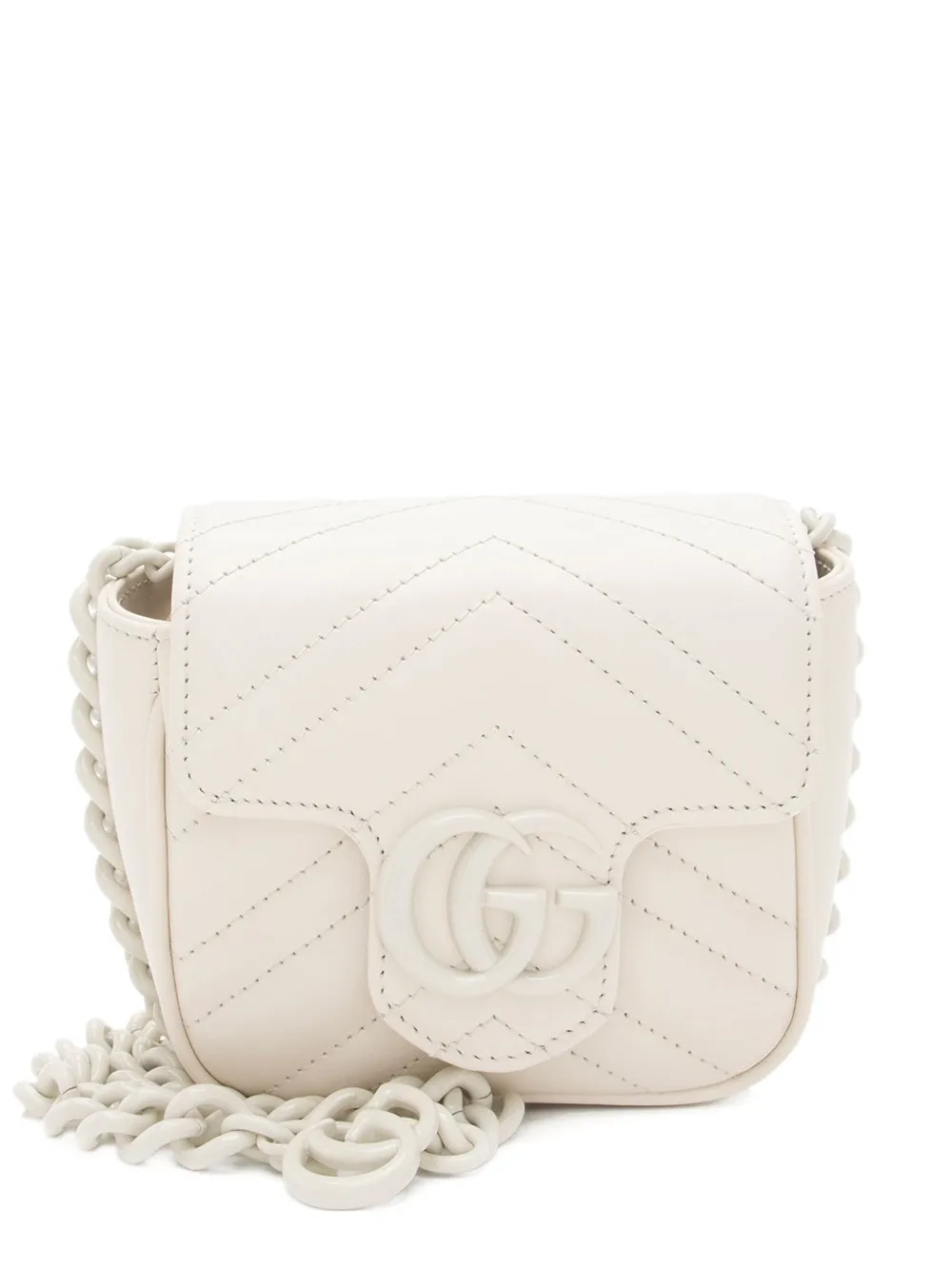 Gucci Pre-Owned GG Marmont matelassé leather shoulder bag - Toni neutri