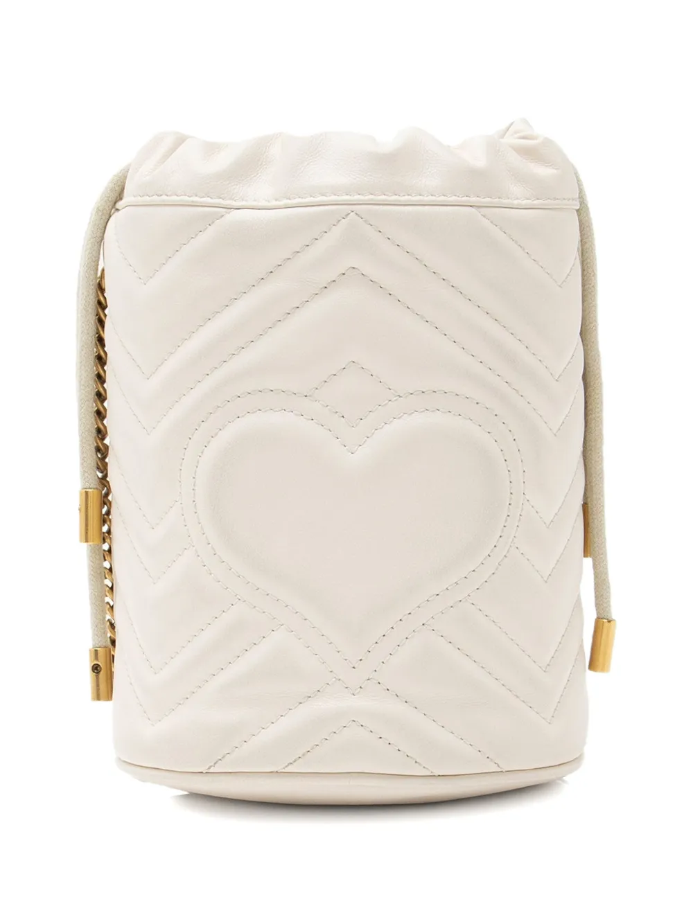 Gucci Pre-Owned Marmont bucket bag - Bianco