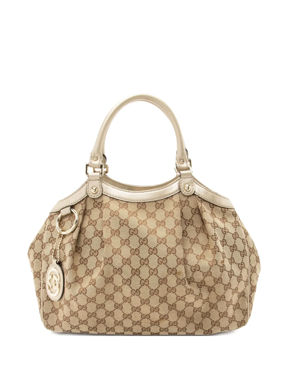 Gucci Pre-Owned medium Sukey GG canvas tote bag - Toni neutri
