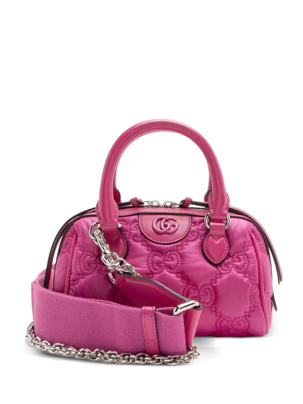 Gucci Pre-Owned Mini Jumbo GG matelasse bowling bag - Rosa