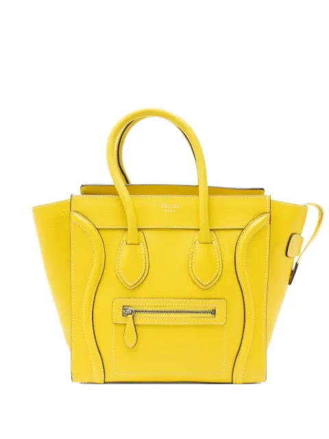 Celine Pre-Owned 2012 micro Drummed leather tote bag