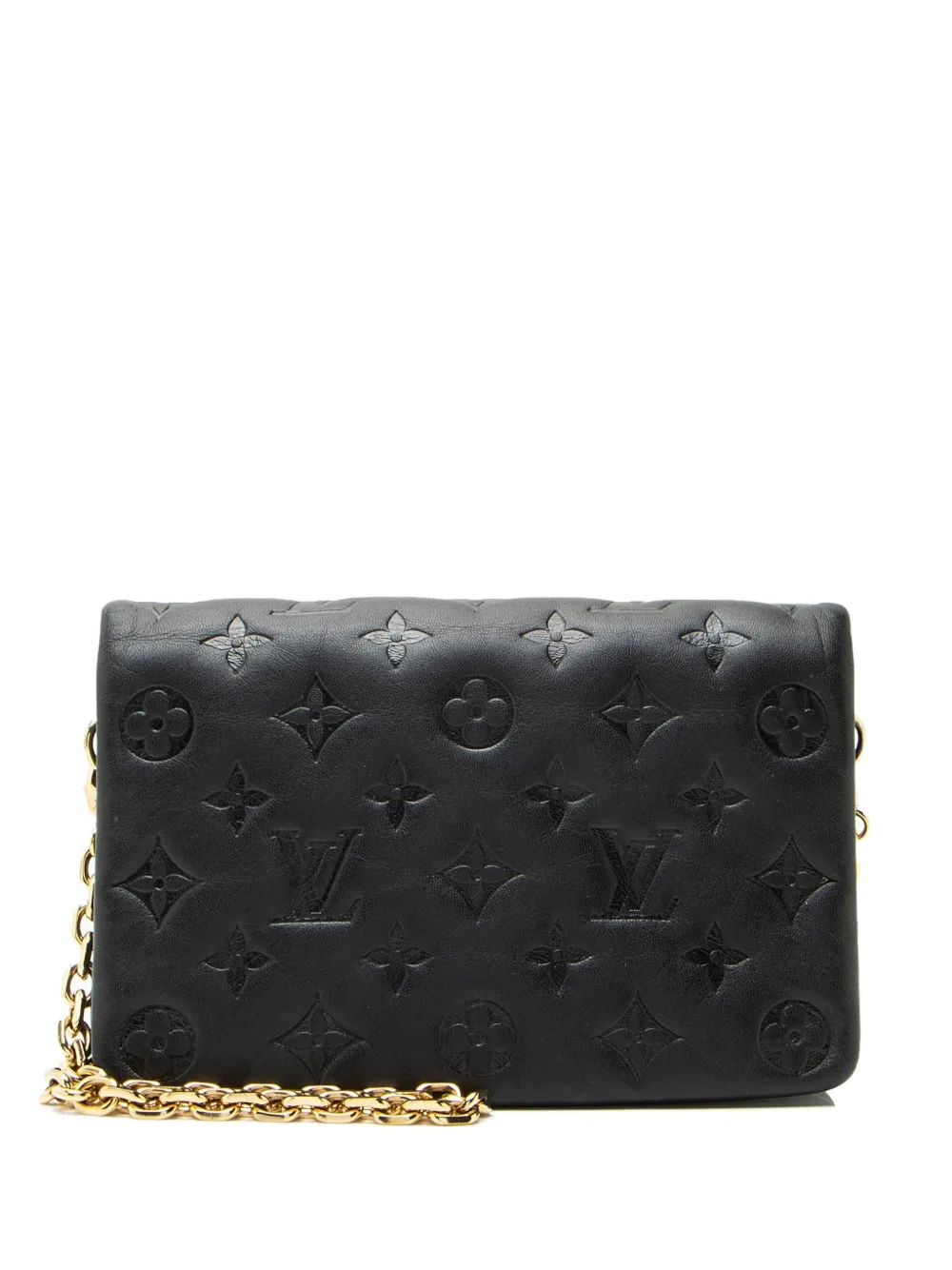 Louis Vuitton Pre-Owned Coussin Pochette Monogram lambskin cross body bag - Nero