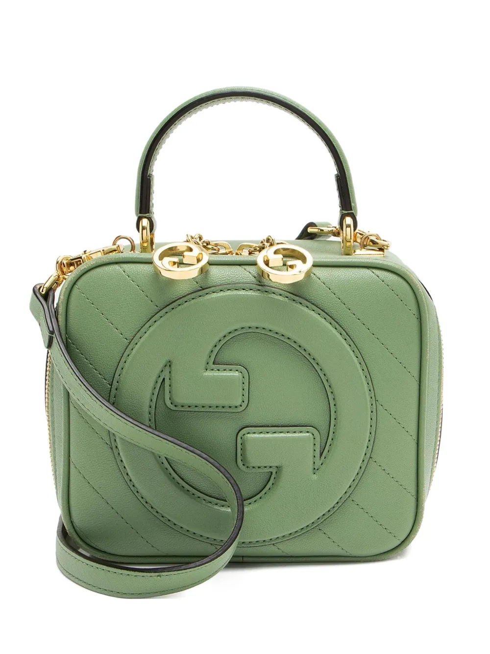 Gucci Pre-Owned Blondie top-handle cross body bag - Verde