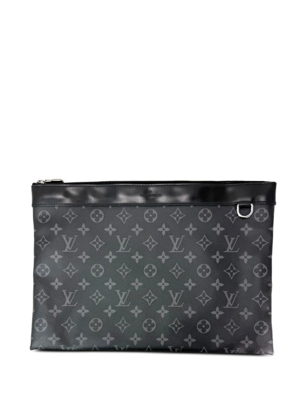 Louis Vuitton Pre-Owned GM Discovery monogram zipper pochette clutch - Nero