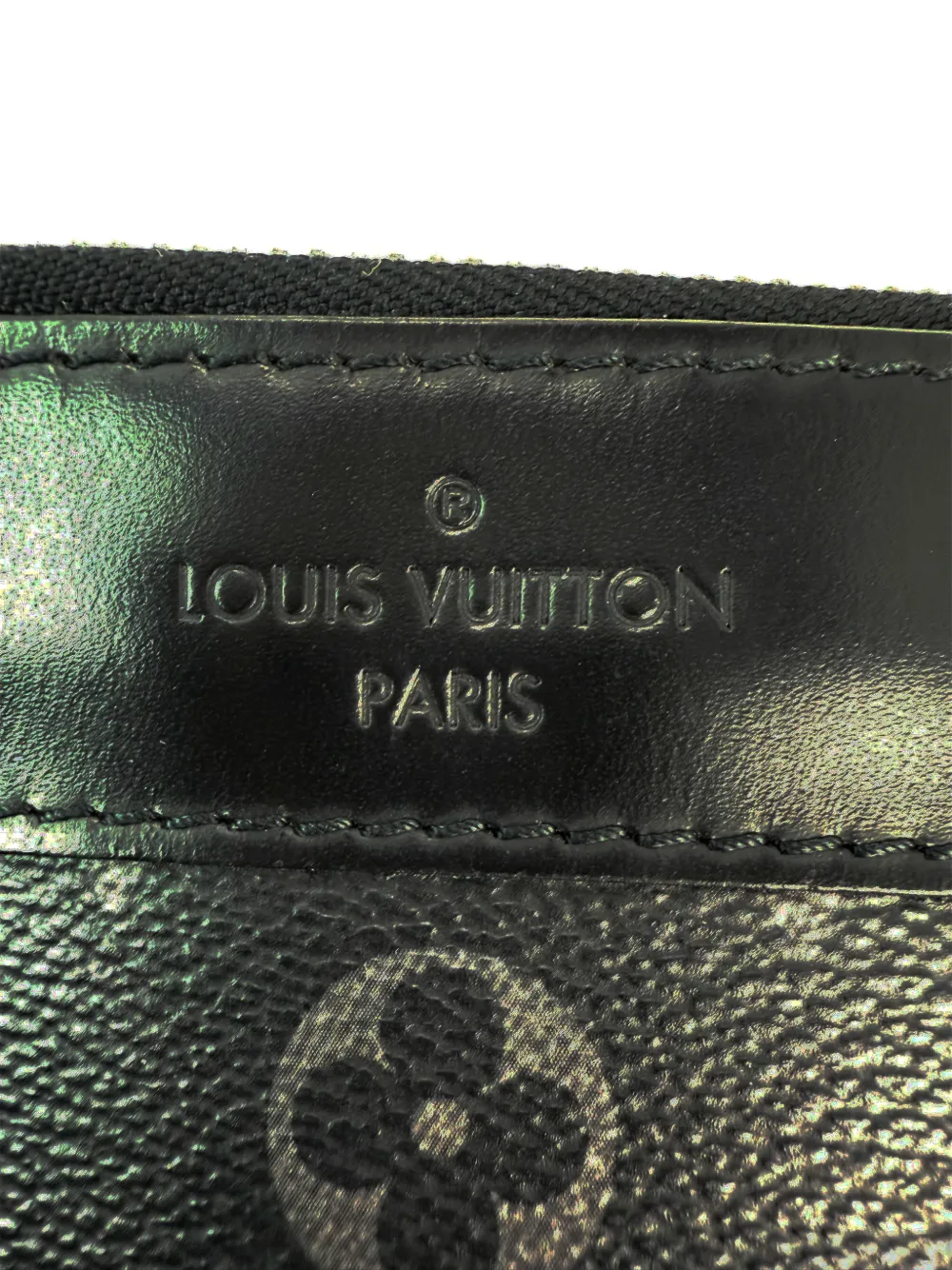 Gm Discovery Monogram Zipper Pochette Clutch