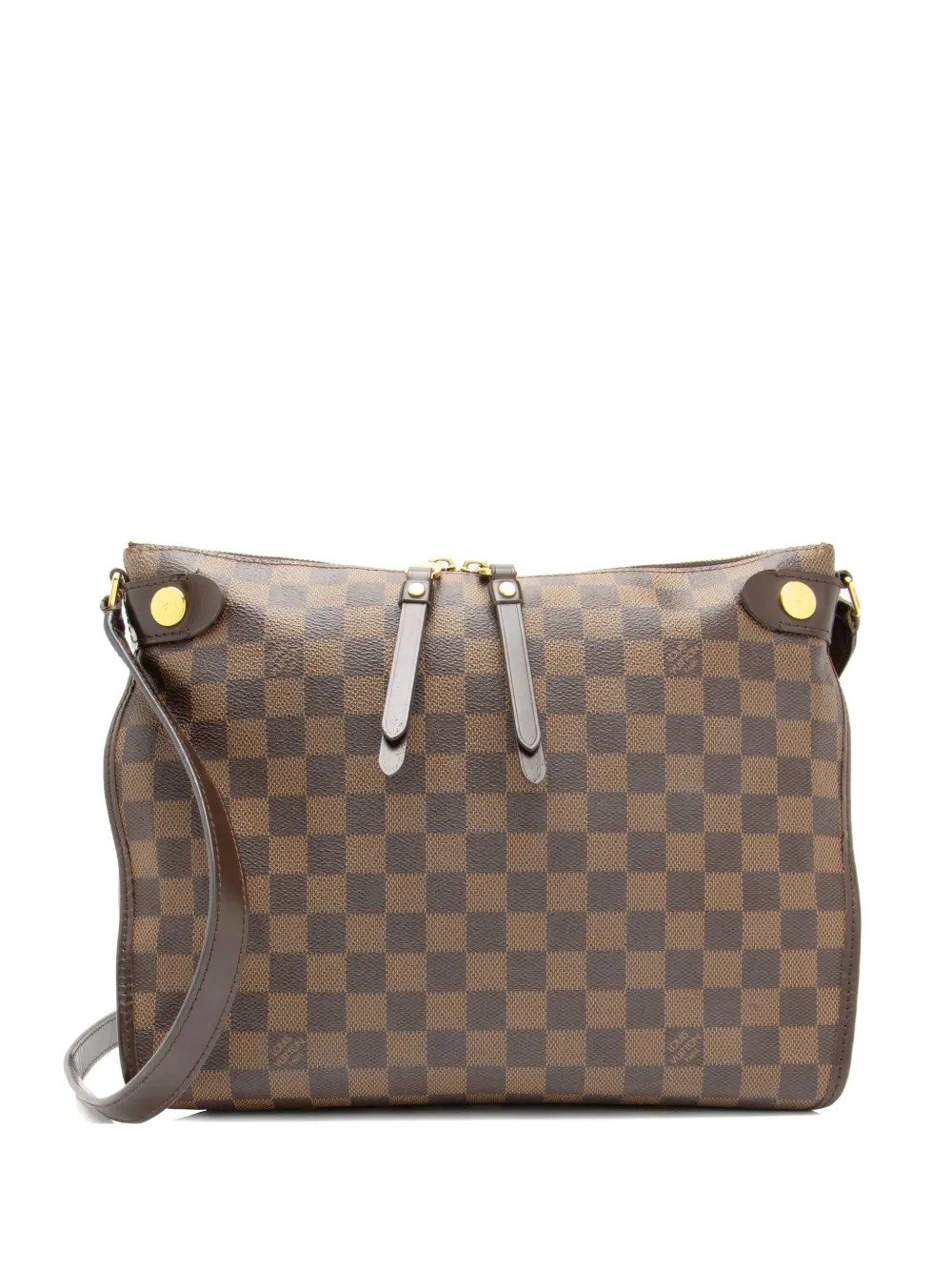 Louis Vuitton Pre-Owned 2016 Duomo Damier Ebène shoulder bag - Marrone