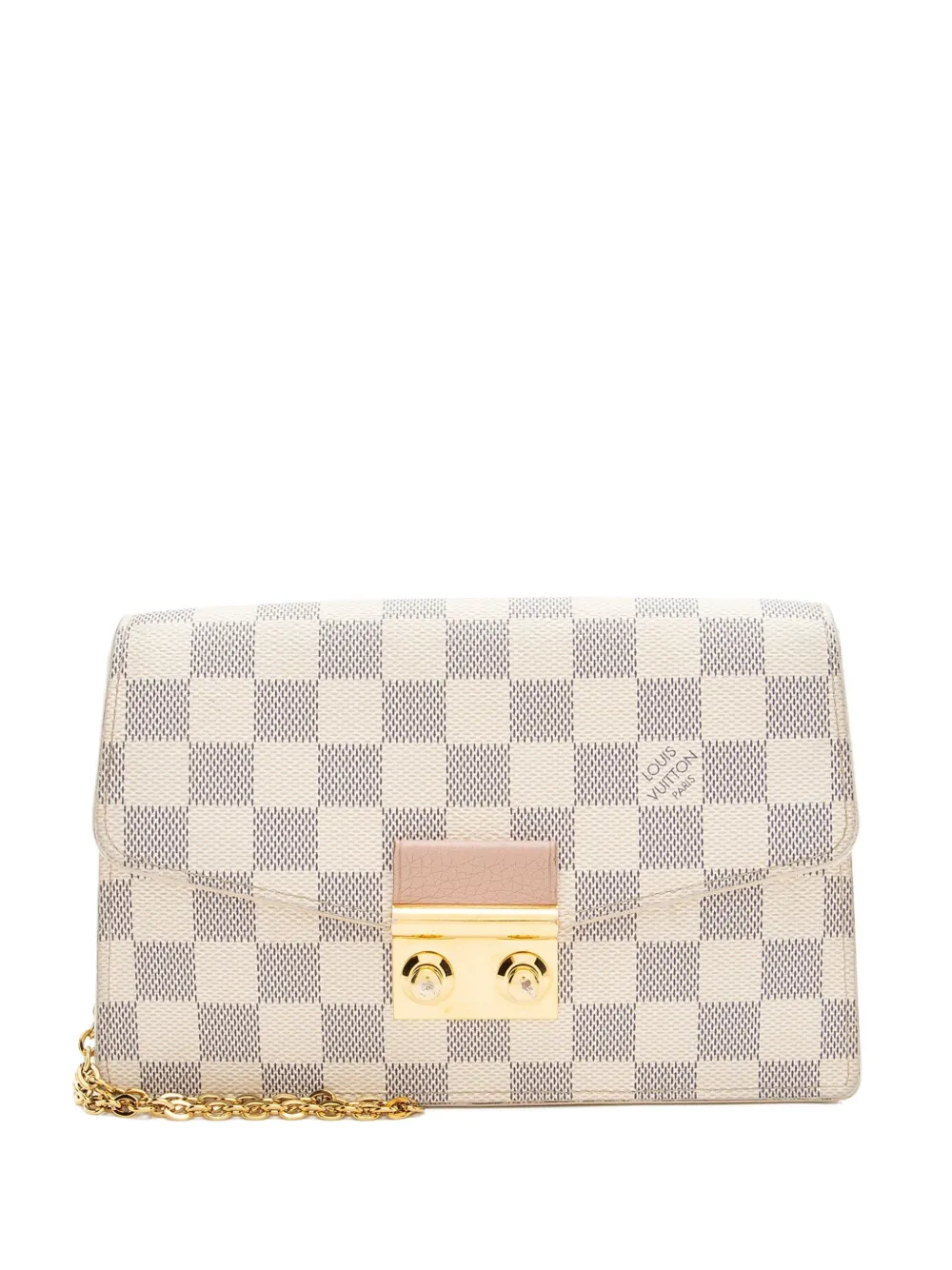 Louis Vuitton Pre-Owned Croisette Damier chain clutch bag - Toni neutri