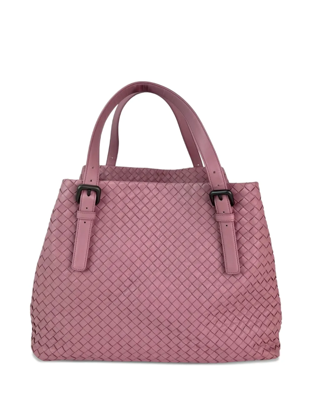 Bottega Veneta Pre-Owned large Intrecciato leather tote bag - Rosa