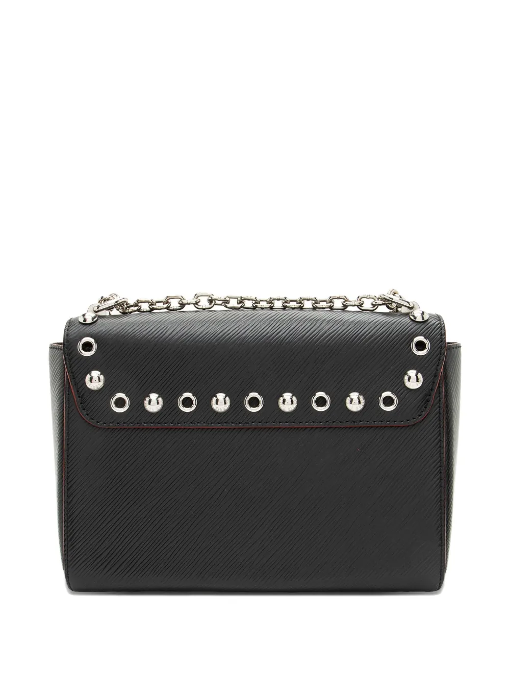 Louis Vuitton Pre-Owned 2017 Twist MM studded shoulder bag - Nero