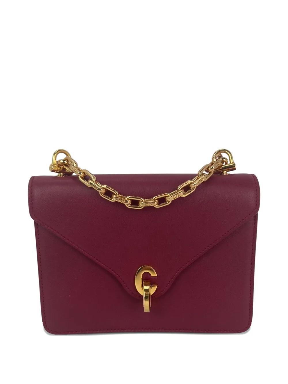 Christian Dior Pre-Owned mini C'est Dior chain-strap flap tote bag - Rosso