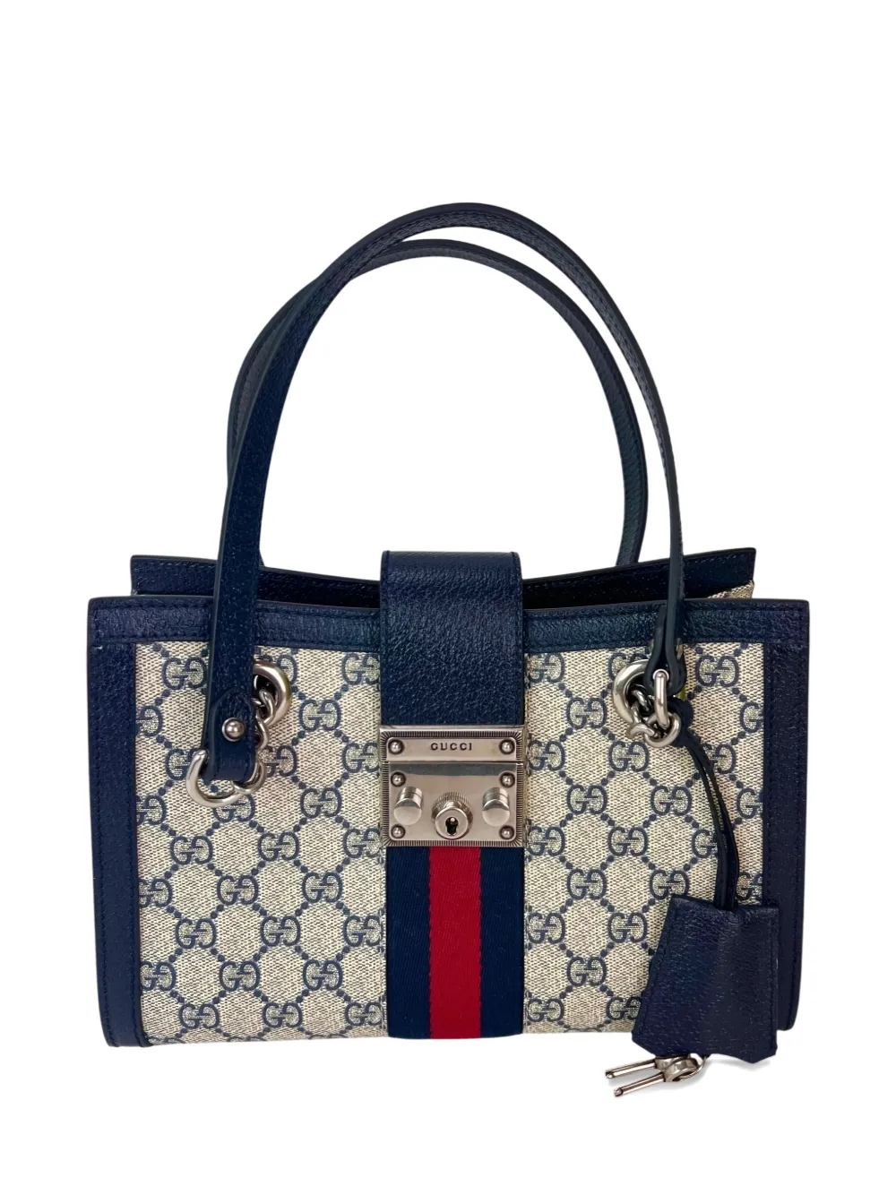 Gucci Pre-Owned Supreme Dollar padlock tote bag - Toni neutri