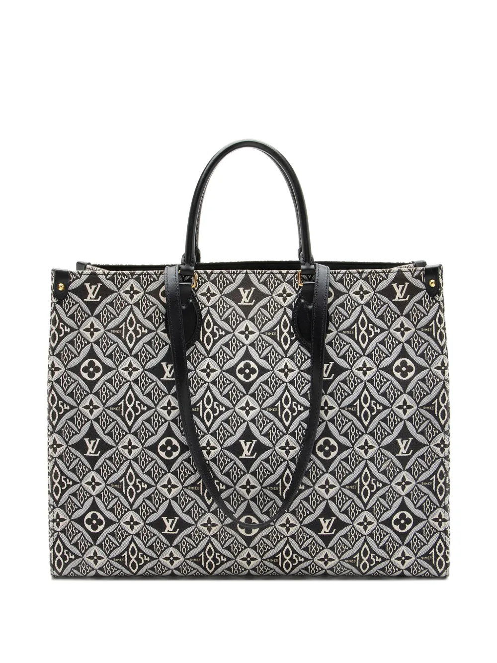 Louis Vuitton Pre-Owned 2020 GM On the Go jacquard tote bag - Nero