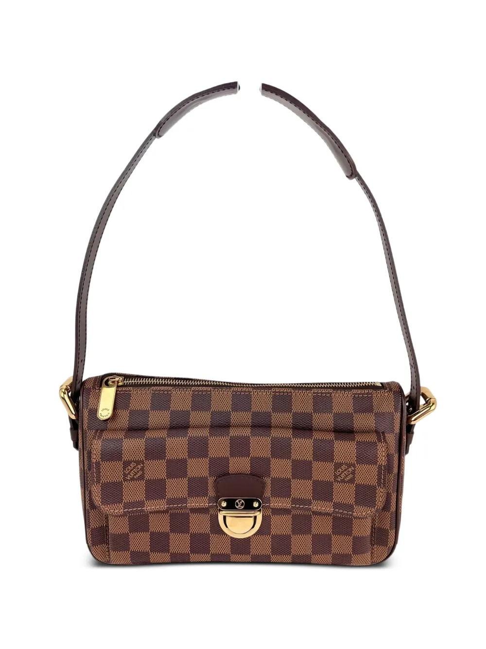 Louis Vuitton Pre-Owned Ravello GM checked shoulder bag - Marrone