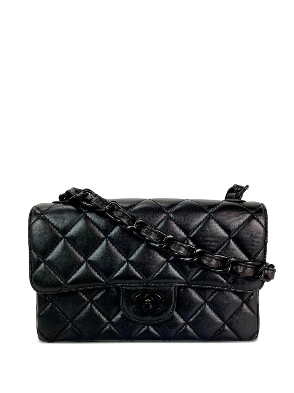 CHANEL Pre-Owned small Classic Flap quilted chain-strap shoulder bag - Nero