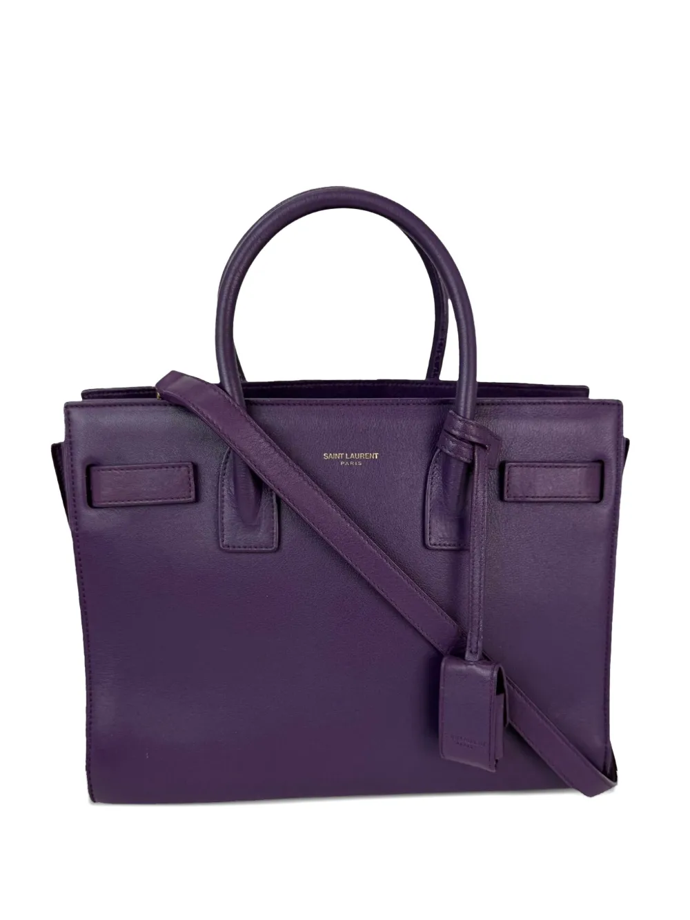 Saint Laurent Pre-Owned Sac De Jour leather top-handle tote bag - Viola