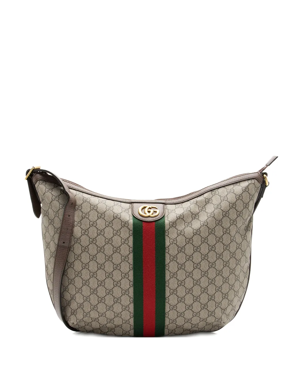 Gucci Pre-Owned Borsa a spalla GG Supreme Ophidia grande 2019 - Toni neutri