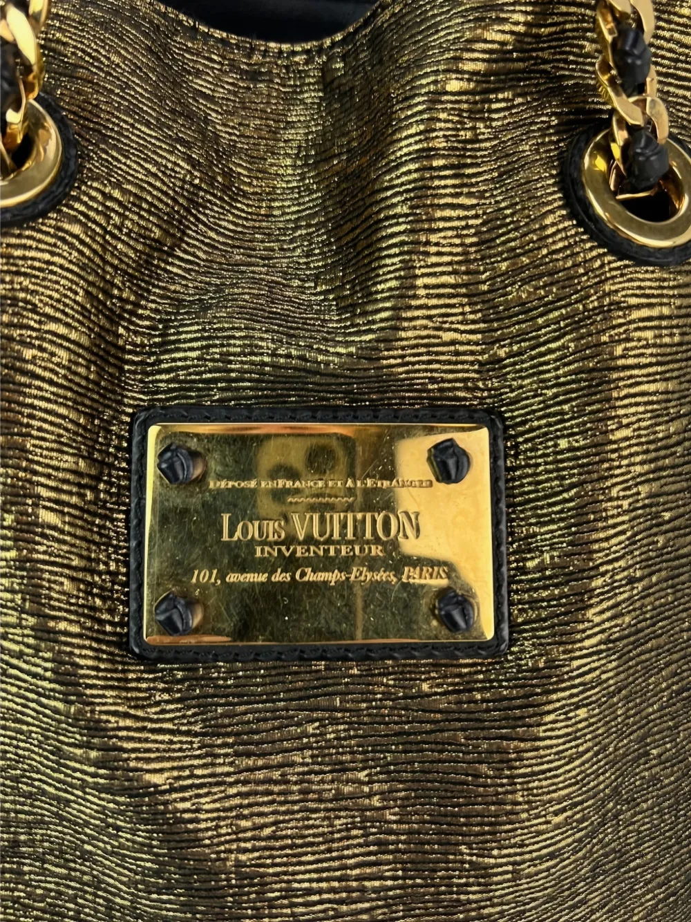 Louis Vuitton Pre-Owned Double Jeu shopper Goud