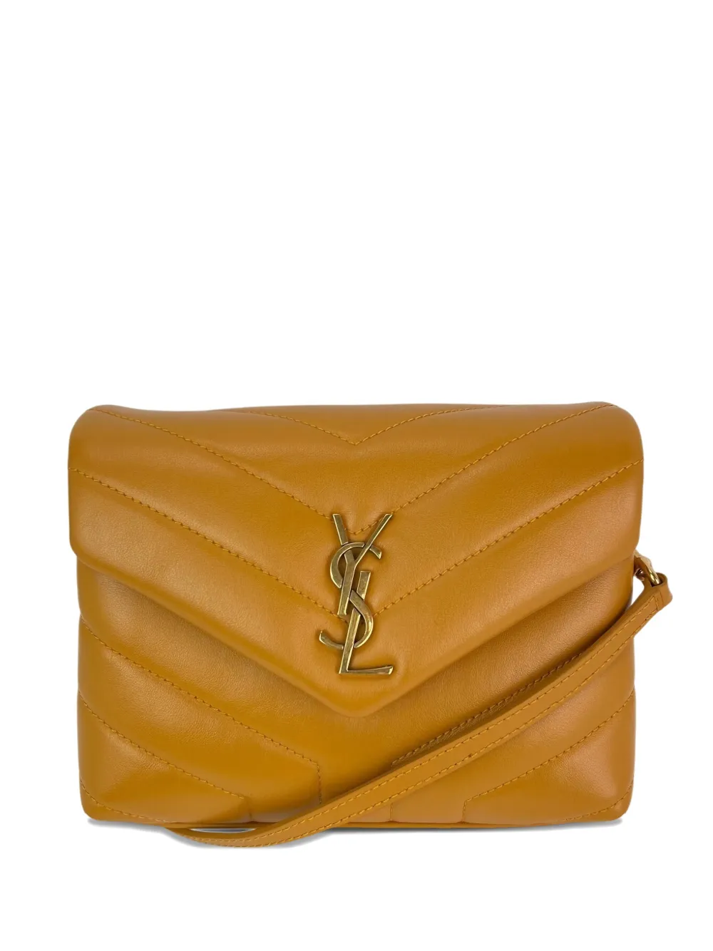 Saint Laurent Pre-Owned Toy Loulou quilted crossbody bag - Marrone