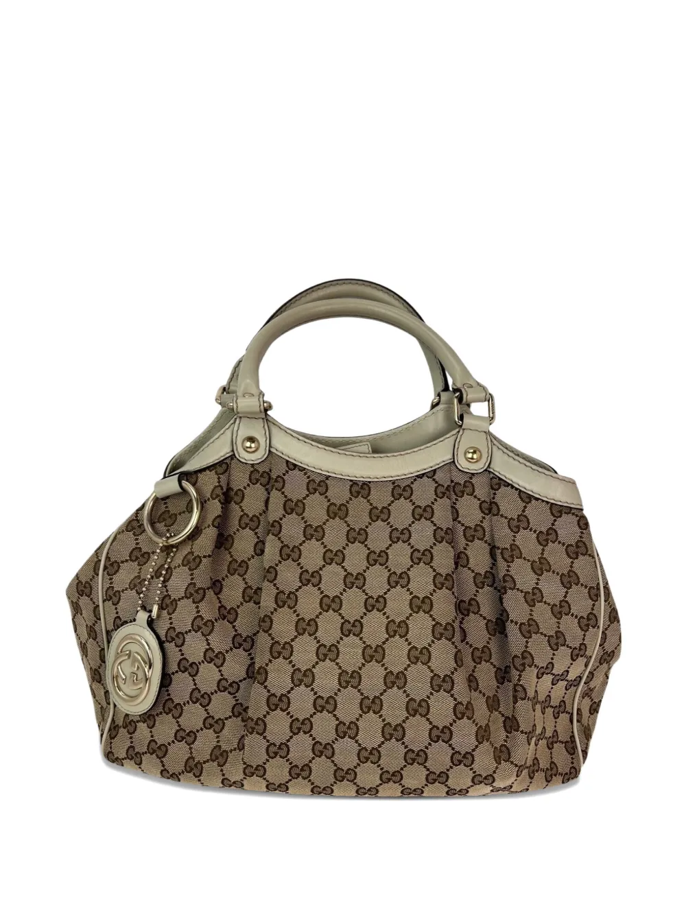 Gucci Pre-Owned medium Sukey Guccissima GG shoulder bag - Toni neutri