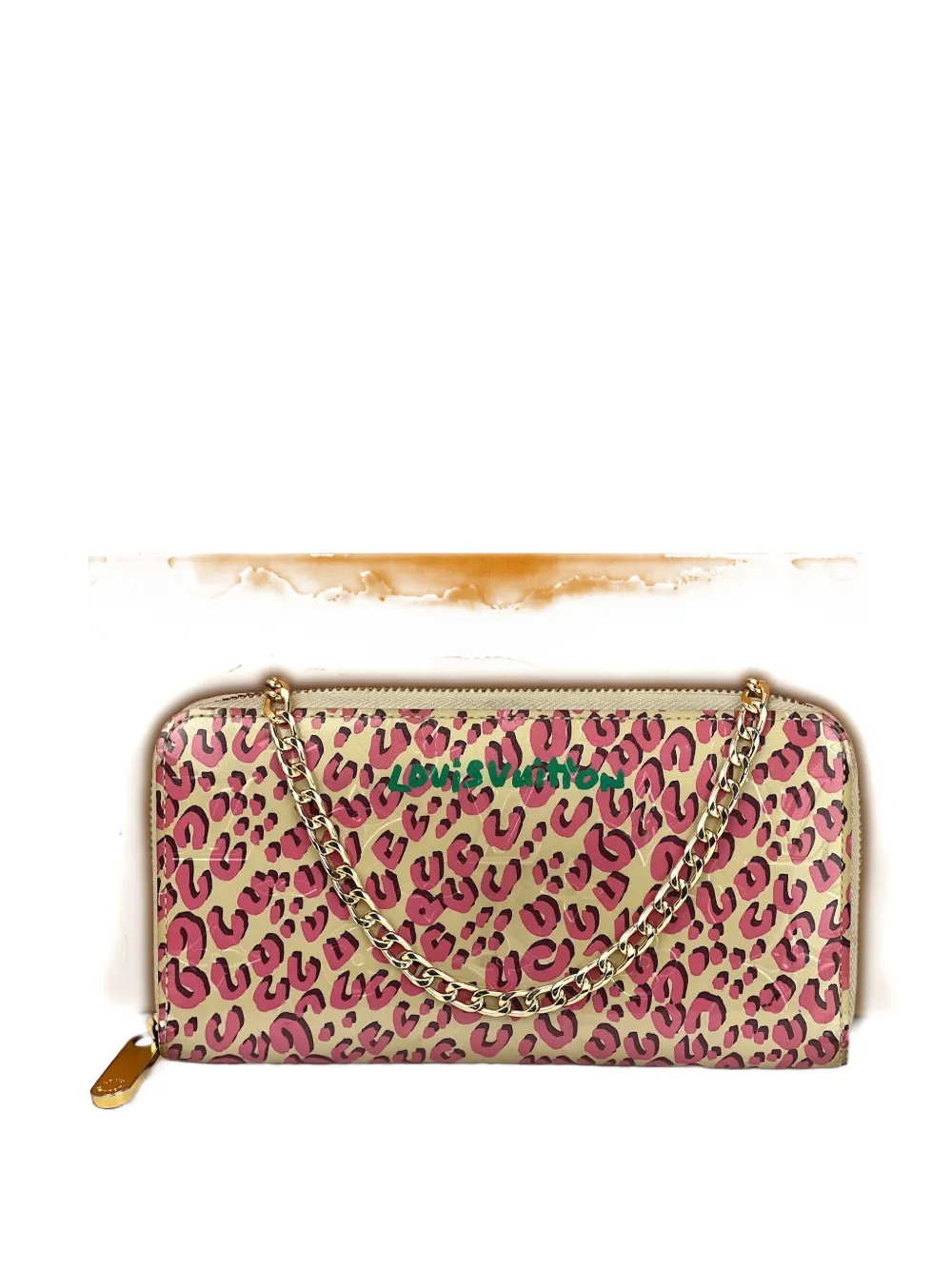Louis Vuitton Pre-Owned Zippy Stephan Sprouse chain wallet - Toni neutri