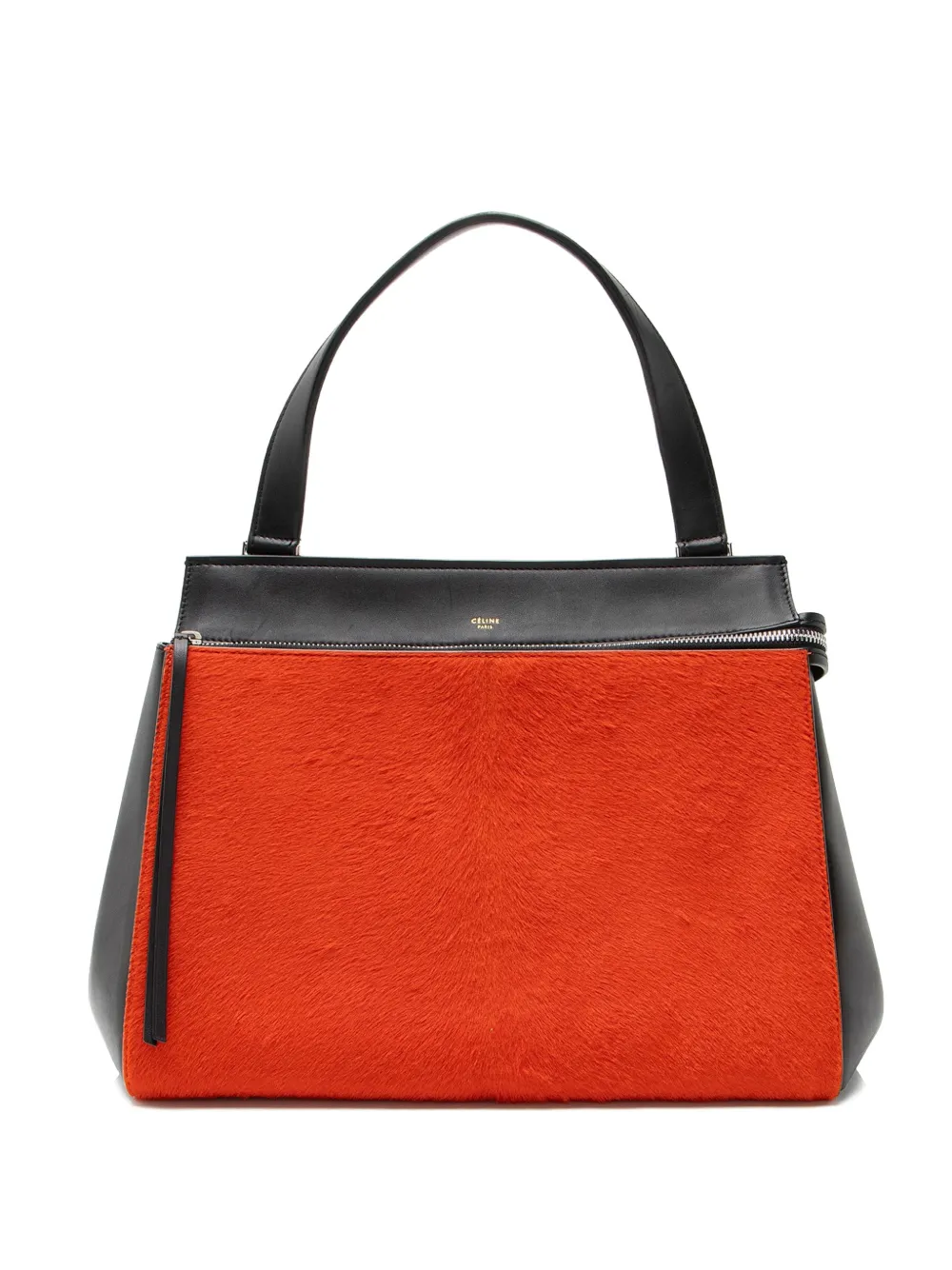Celine Pre-Owned 2012 medium Edge pony-hair tote bag - Arancione