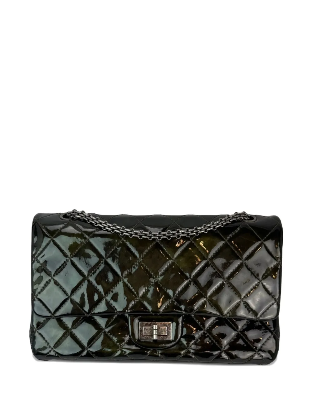 CHANEL Pre-Owned 2.55 Reissue quilted shoulder bag - Verde