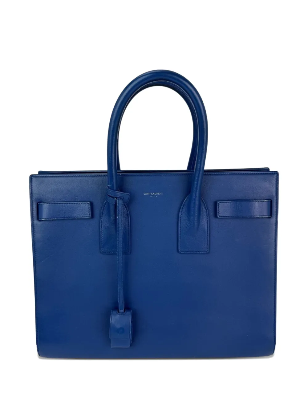Saint Laurent Pre-Owned Sac De Jour leather handbag - Blu