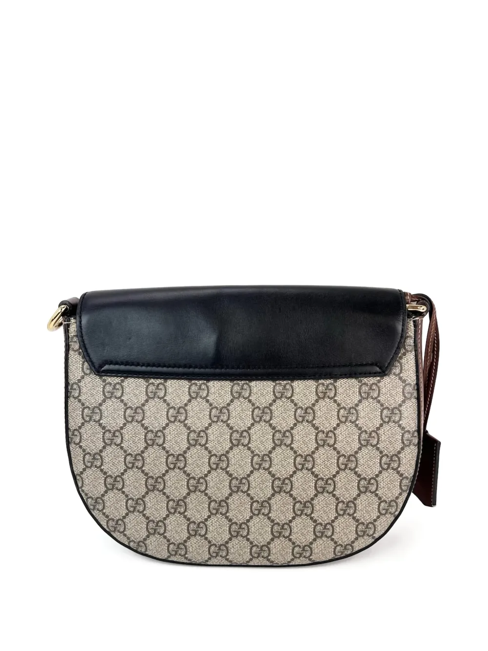  Gucci Pre-owned Gg Supreme Padlock Shoulder Bag - Neutrals 