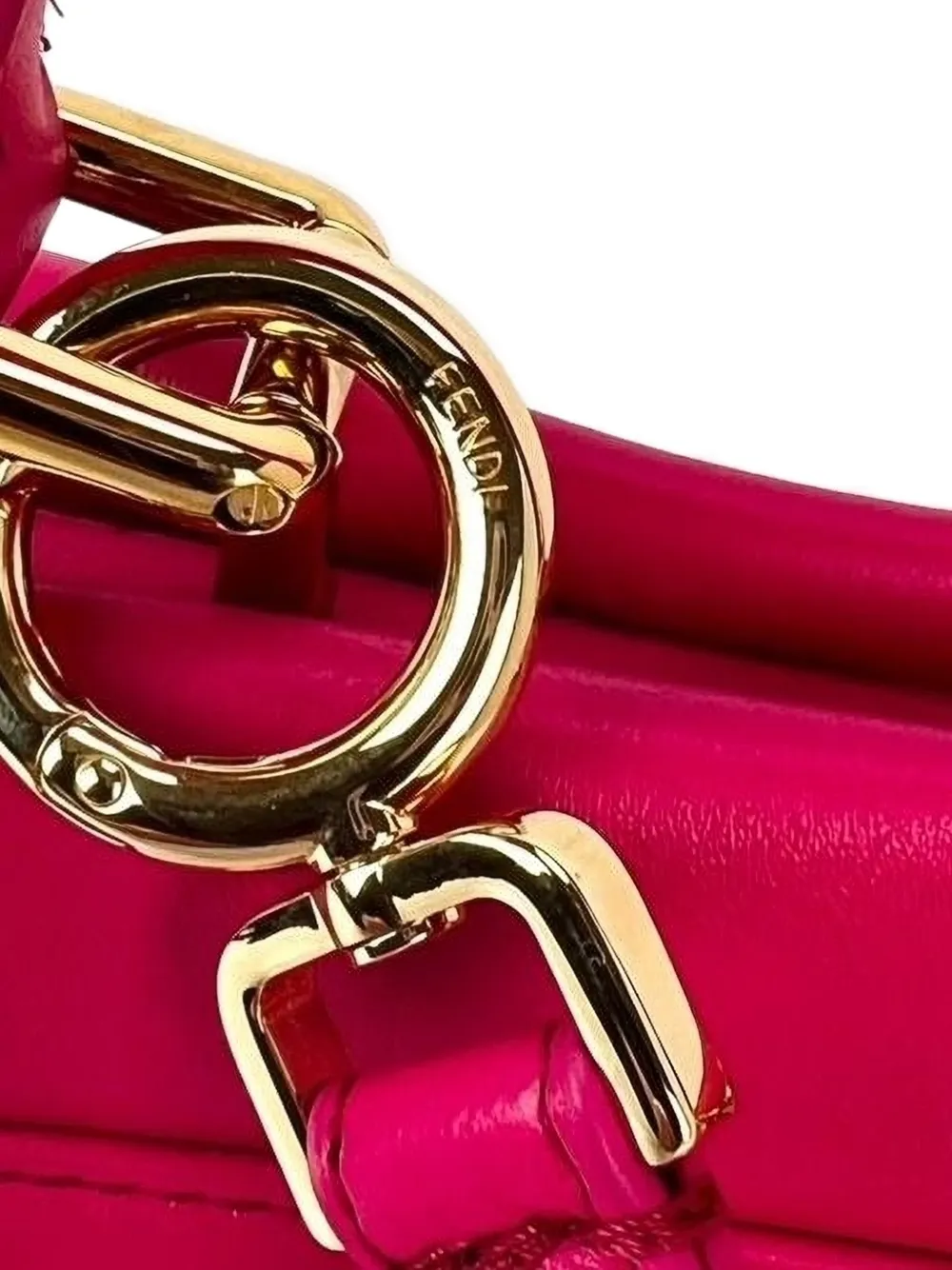 Mini Peekaboo Leather Tote Bag