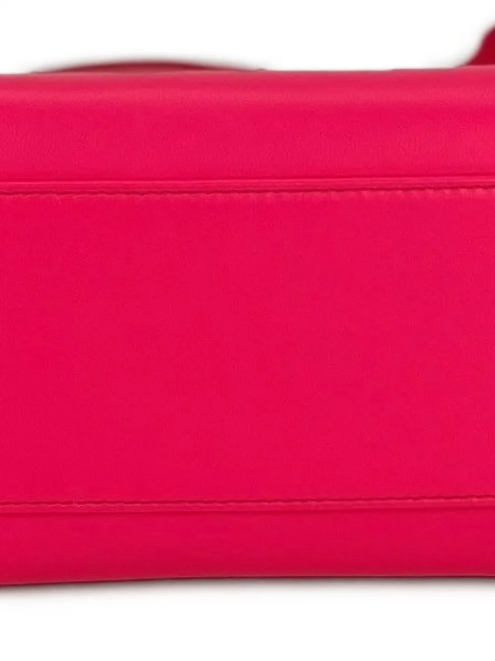 Fendi Pre-owned Mini Peekaboo Leather Tote Bag in Pink, view 2
