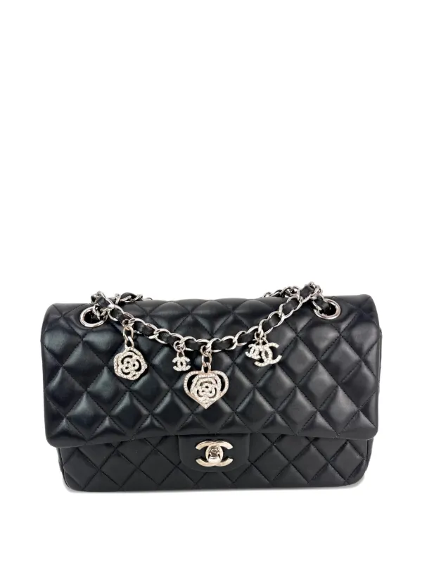 【CHANEL】 キルティング ブラックバッグ CHANEL Pre-Owned キルティング ショルダーバッグ | ブラック