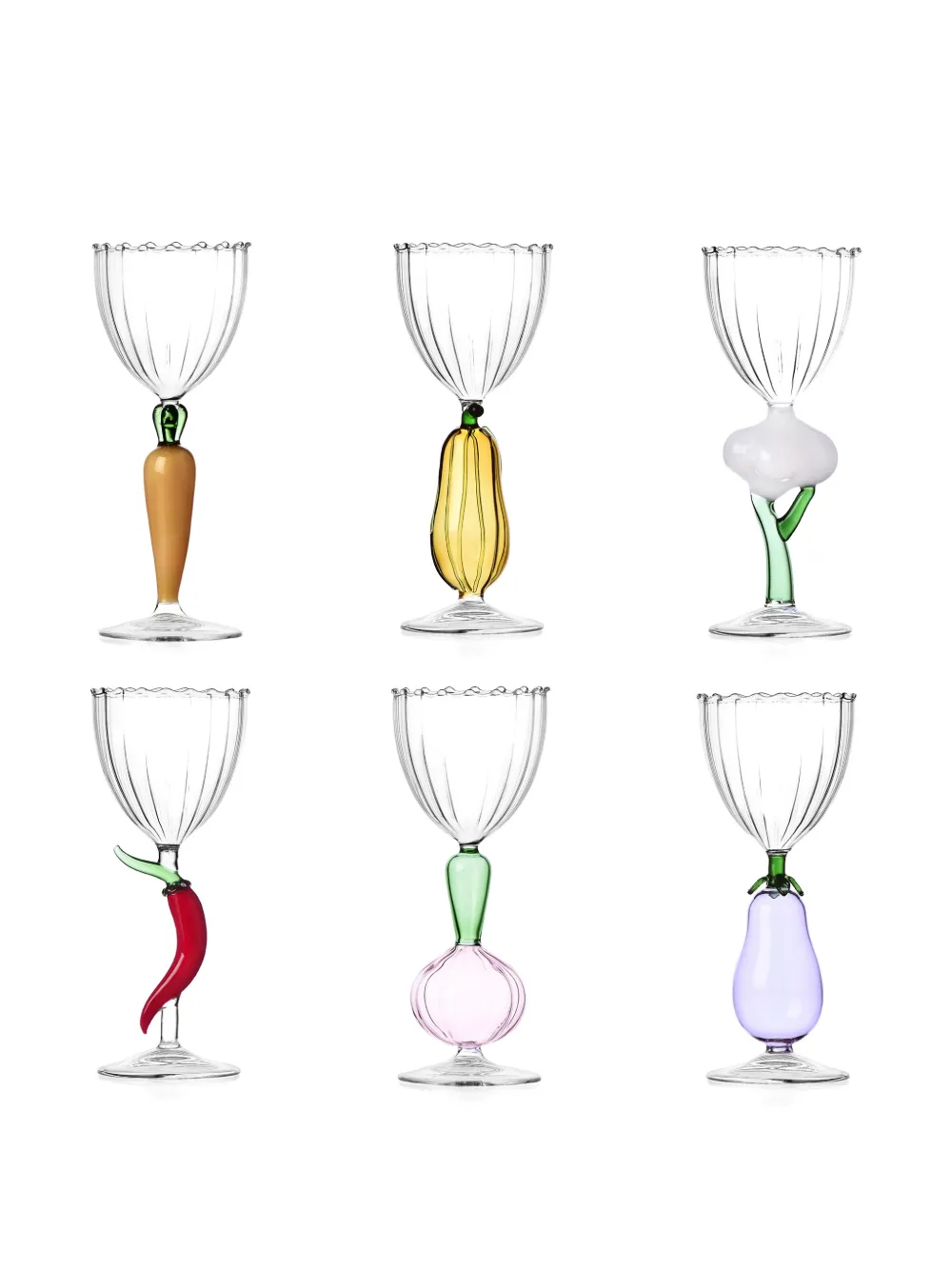 Ichendorf Milano Spring Onion glasses (pack of 6) - Bianco