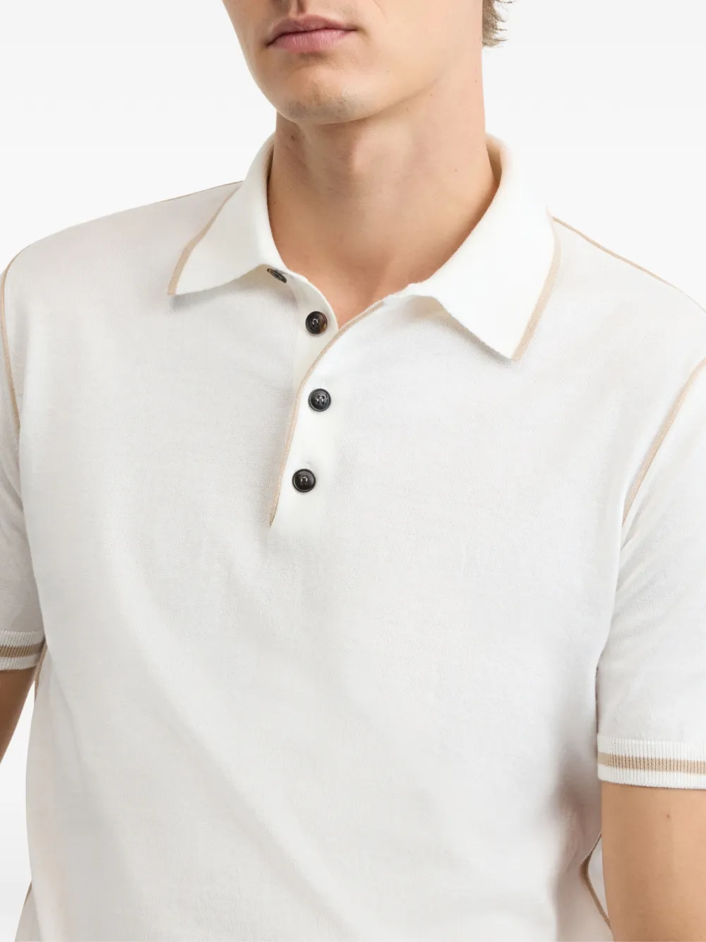 Pal Zileri Poloshirt Wit