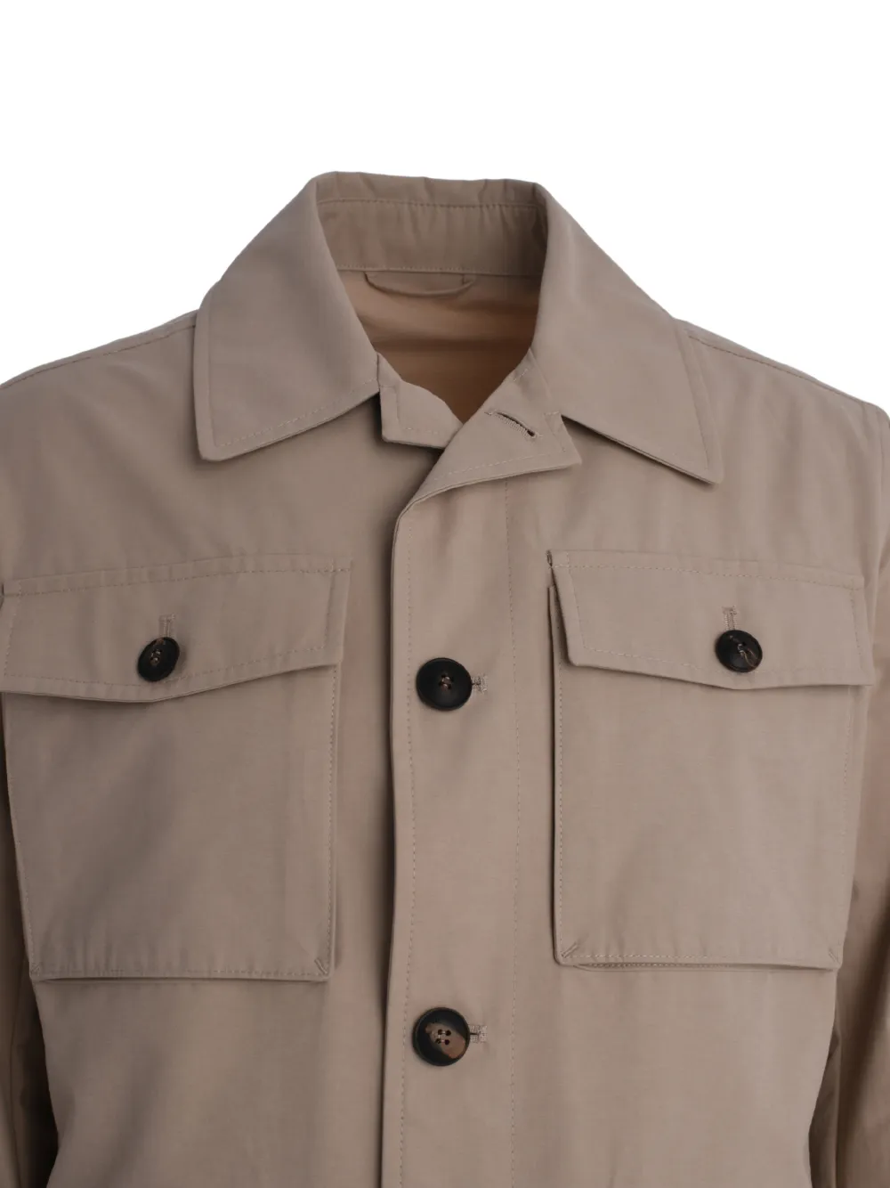 Pal Zileri Jack met zakken en knopen Beige