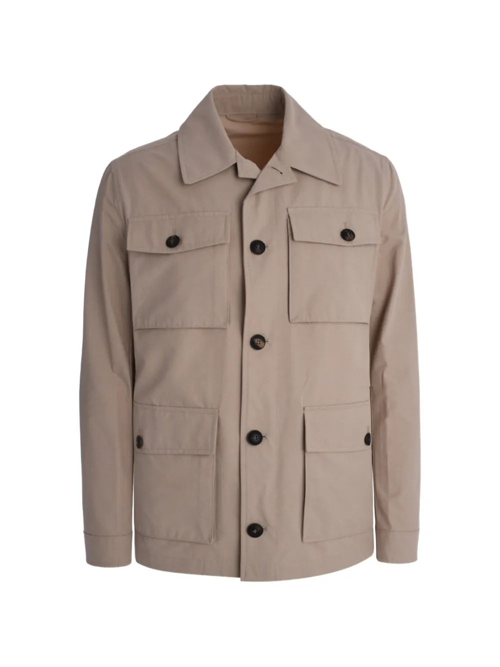 Pal Zileri buttoned pocket field jacket - Toni neutri