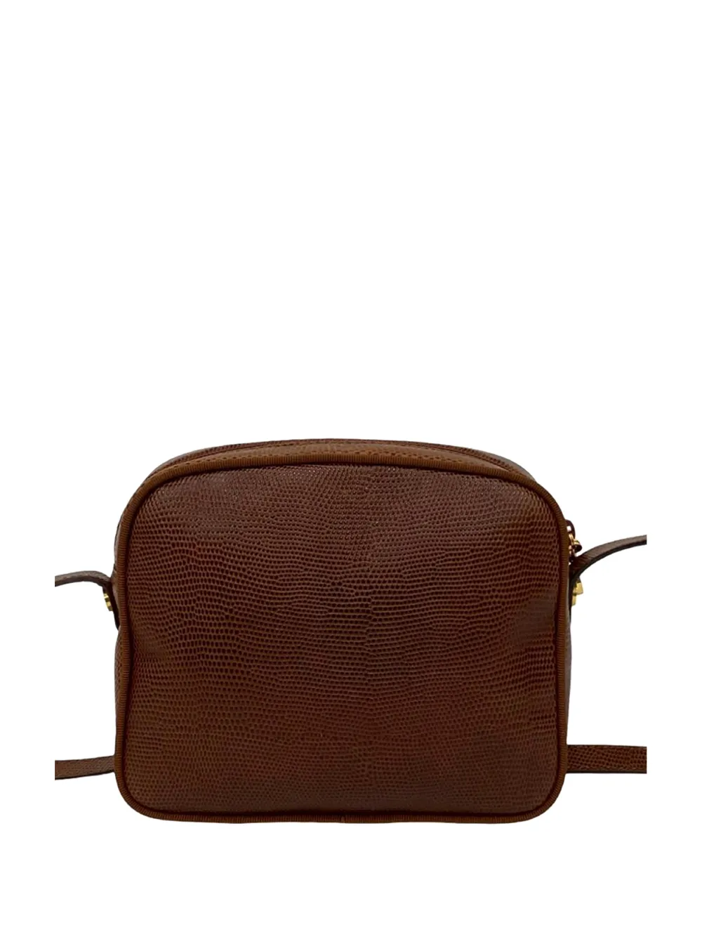 1990-2010 Lizard Embossed Leather Vara Crossbody Bag