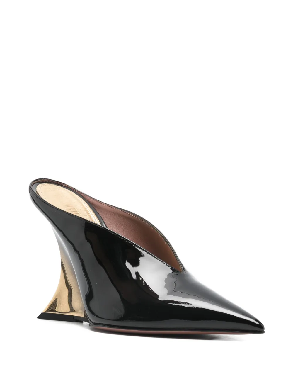 Paris Texas Nina pointed-toe mules Zwart