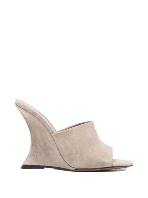 Paris Texas suede mules