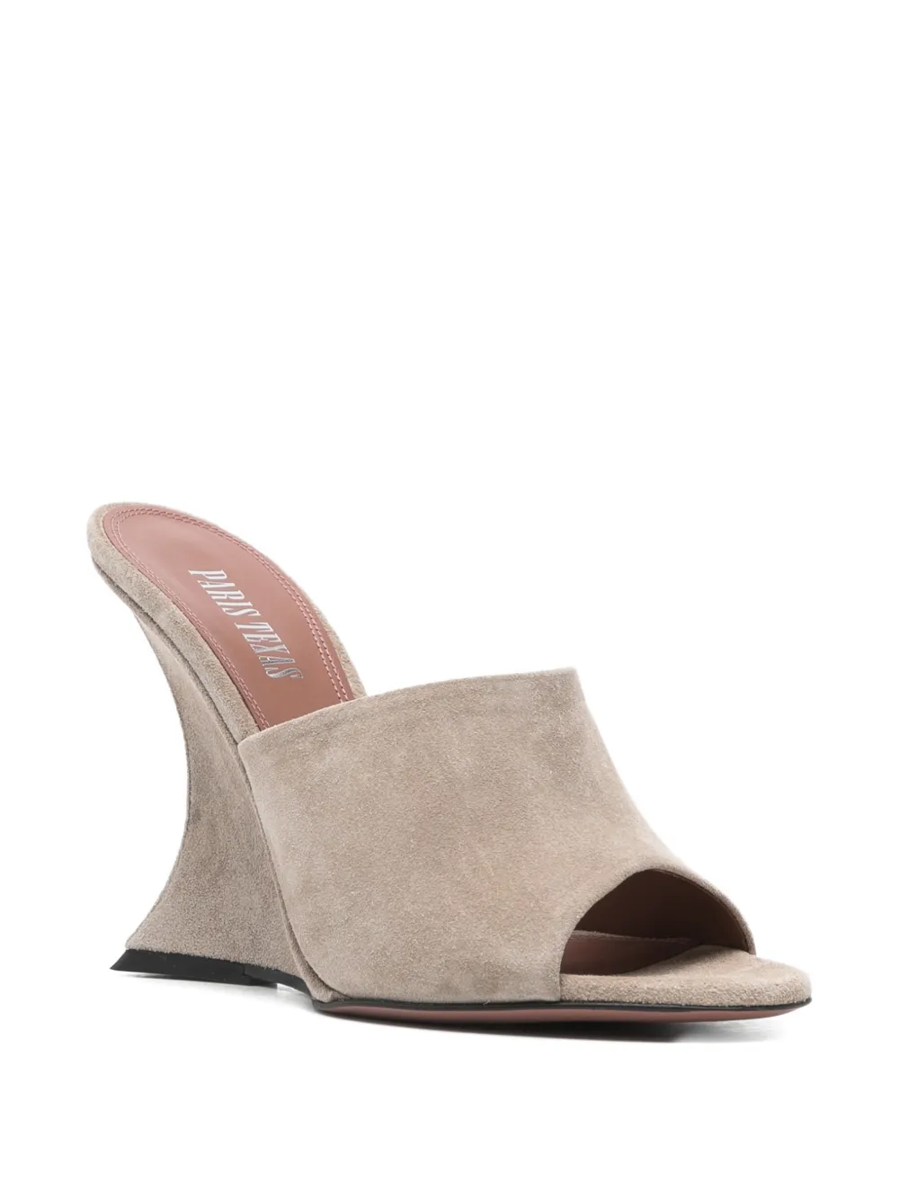 Paris Texas suede mules Beige